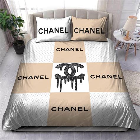 chanel replica bedding sets|chanel bedding set king size.